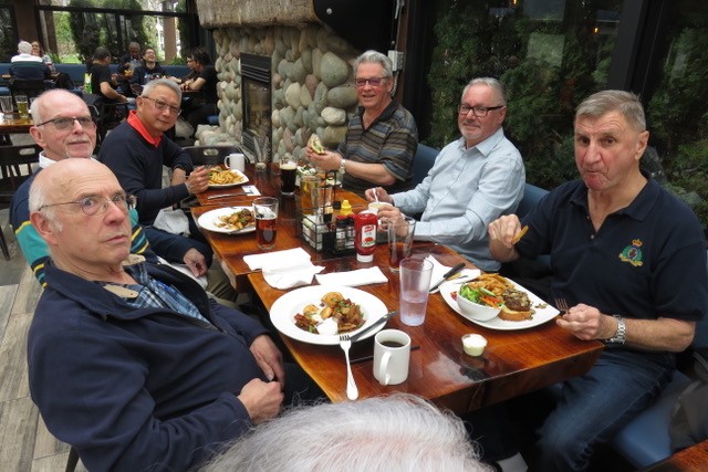 Ron Schiefke (blue shirt), Richard MacAlpine, Hiron Poon, Sandy McKay, Stefano Mezzega, Wayne Jeffery March 25 2022
